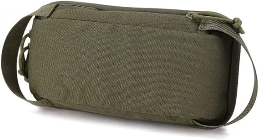 1000d Tactical Waist Chest Bag Outdoor Anti-Theft Shouler Pouch Crossbody Tool Storage Bag Utility Hand Hunting Bag for Camping Hiking Traveling Mobile (Color : Tan)