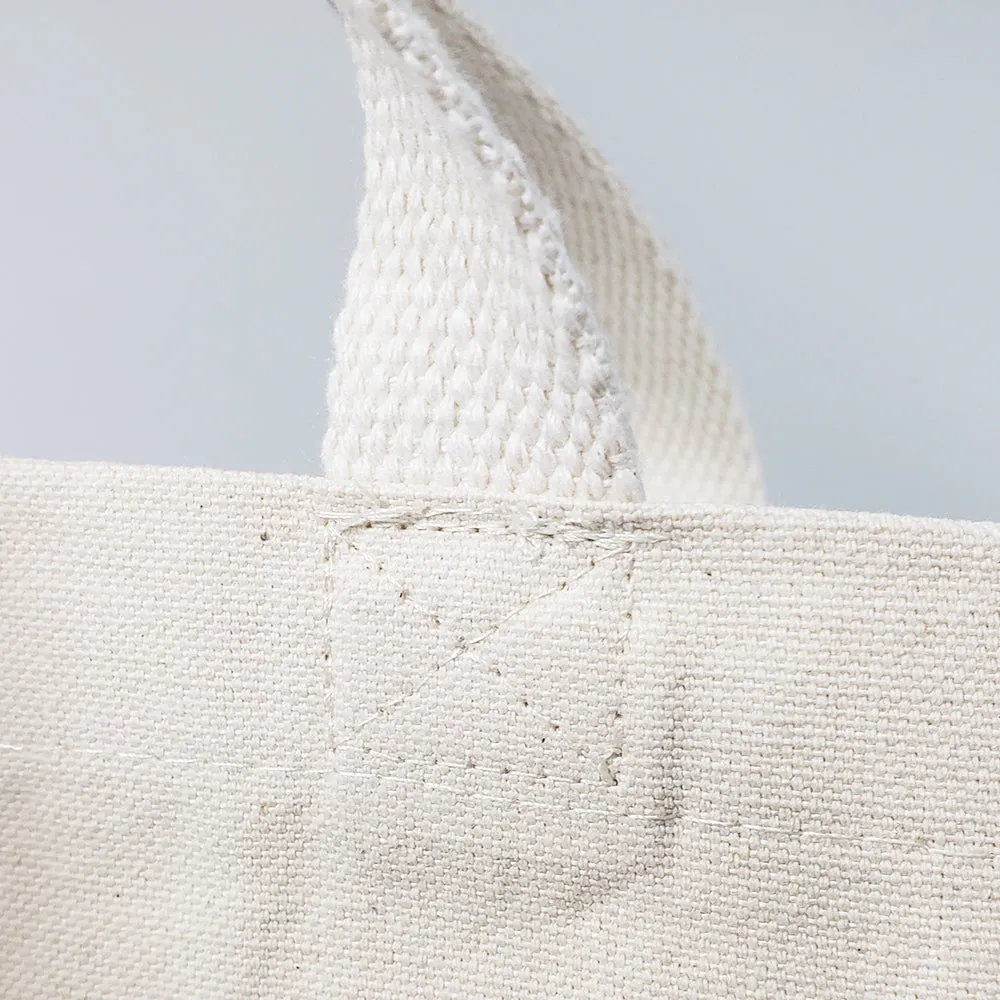12 ct - 20 in Large Organic Canvas Shopping Tote Bags - By Dozen