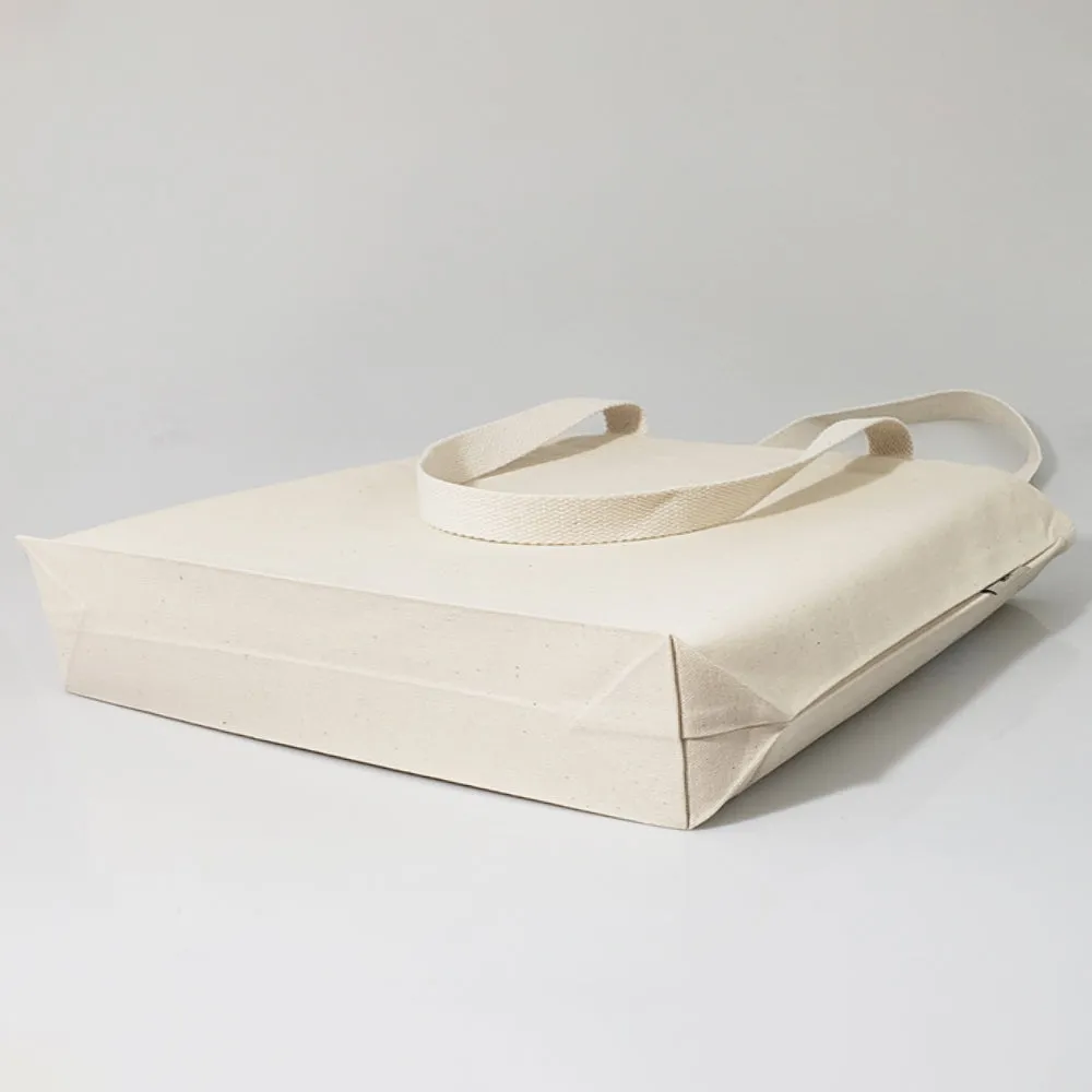 12 ct - 20 in Large Organic Canvas Shopping Tote Bags - By Dozen