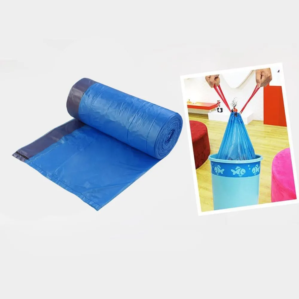 1.2 Gallon Small Trash Bags, Drawstring, 200 Counts, Blue