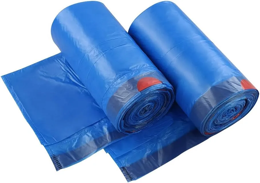 1.2 Gallon Small Trash Bags, Drawstring, 200 Counts, Blue
