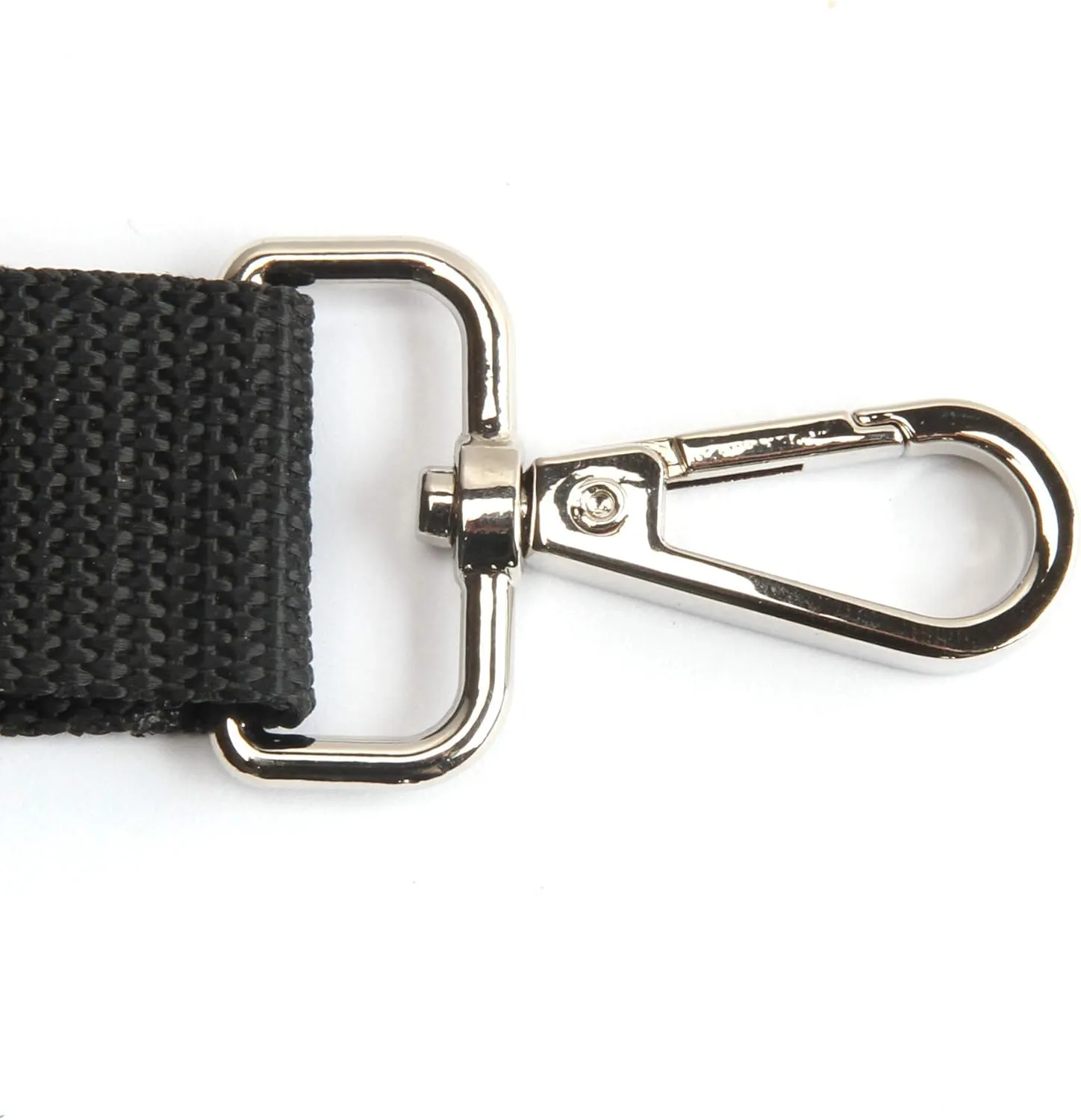 12 Pcs D Ring Swivel Lobster Claw Clasp, Push Gate Snap Hooks Trigger Clips(Silver, 1 1/4 inch)