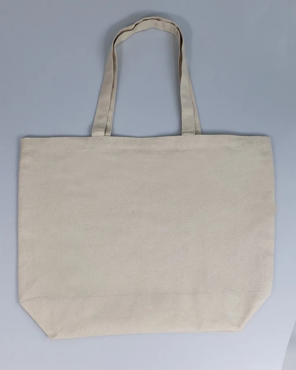 120 ct 18 in Large Size Value Canvas Tote Bag with Long Handles - By Case