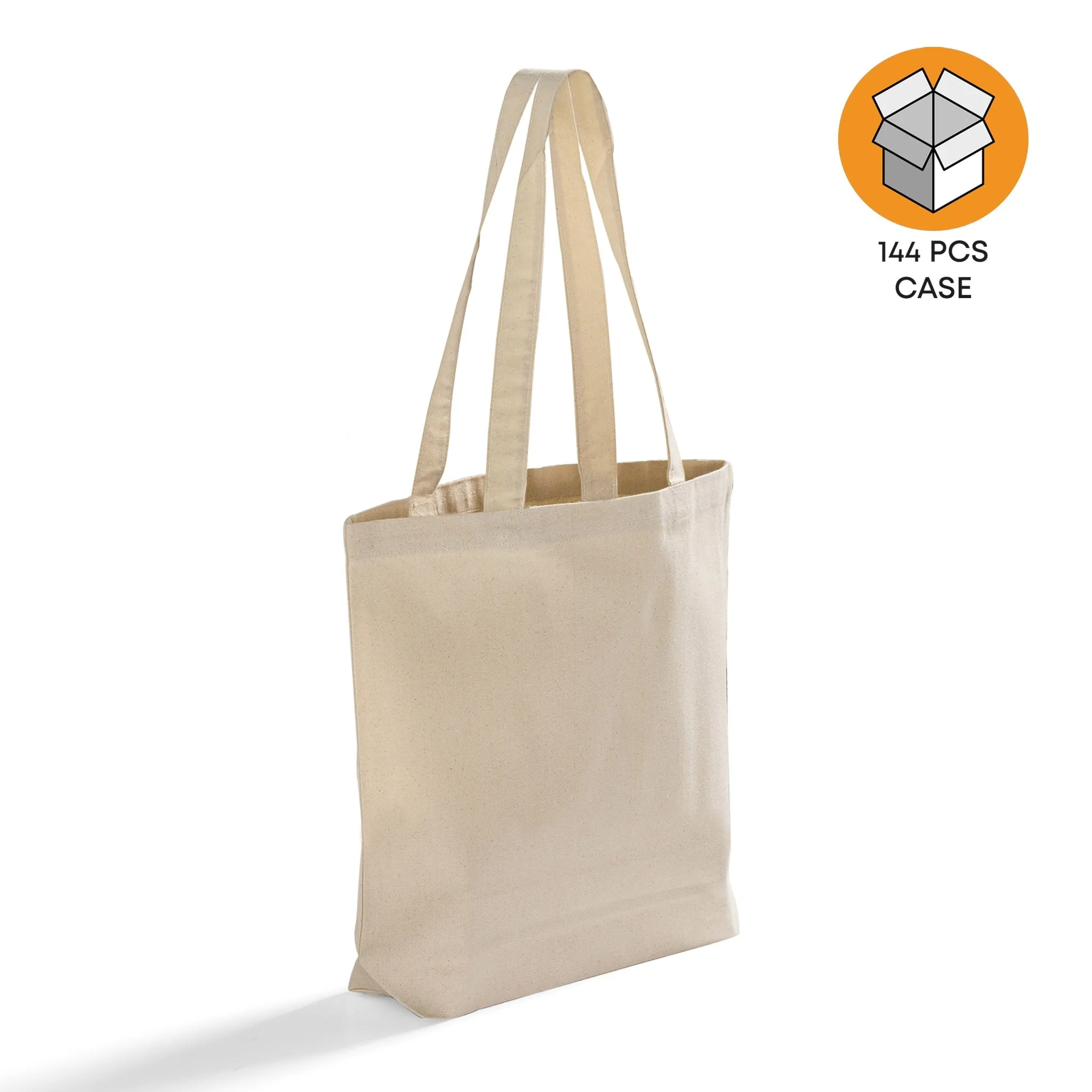 144 ct Canvas Value Gusset Tote - By Case