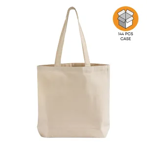 144 ct Canvas Value Gusset Tote - By Case