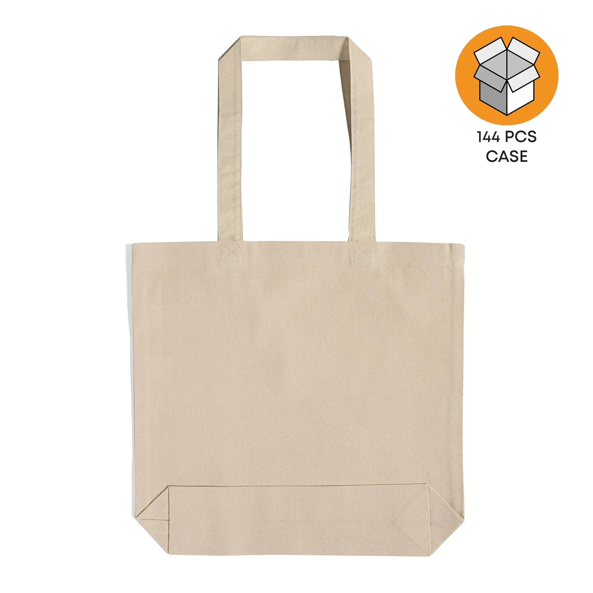 144 ct Canvas Value Gusset Tote - By Case