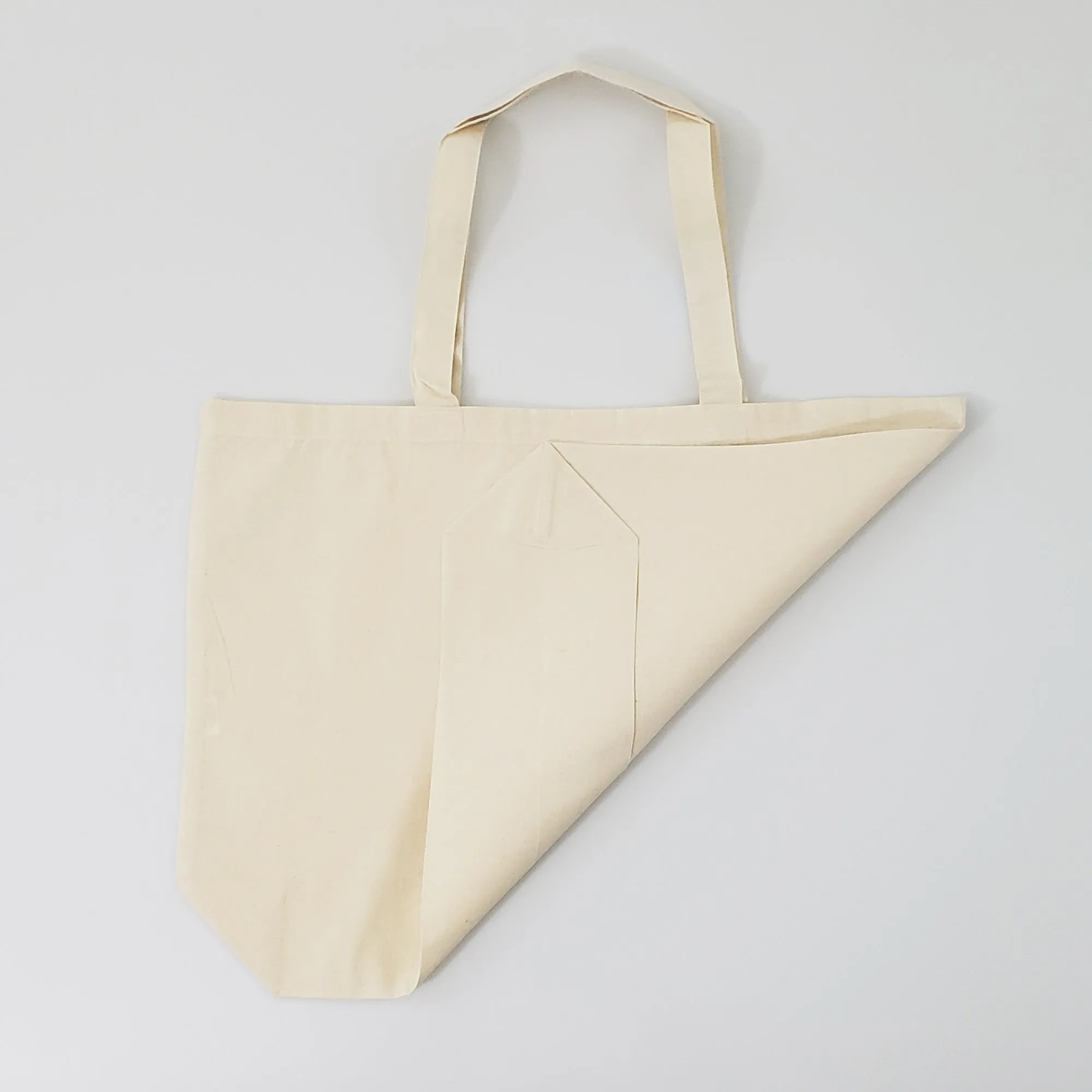144 ct Large Cotton Basic Grocery Tote Bags - By Case