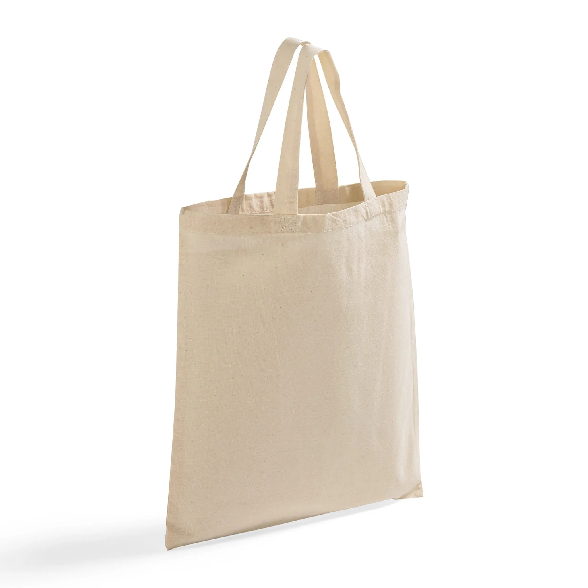 15 in Short Handle 100% Cotton Tote Bags / Document Holder Totes