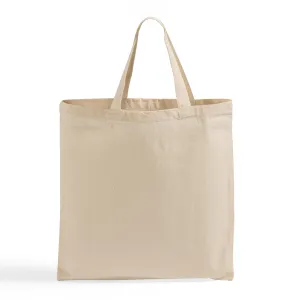 15 in Short Handle 100% Cotton Tote Bags / Document Holder Totes