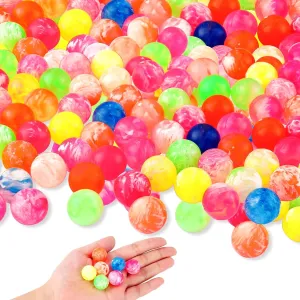 200 Pieces Mini Bouncy Balls Bulk Small Bouncing Balls Assorted Color Neon Cloud Rubber Bouncy Balls for Birthday Present School Classroom Rewards Carnival Prizes Outdoor Activities Bags Fillers