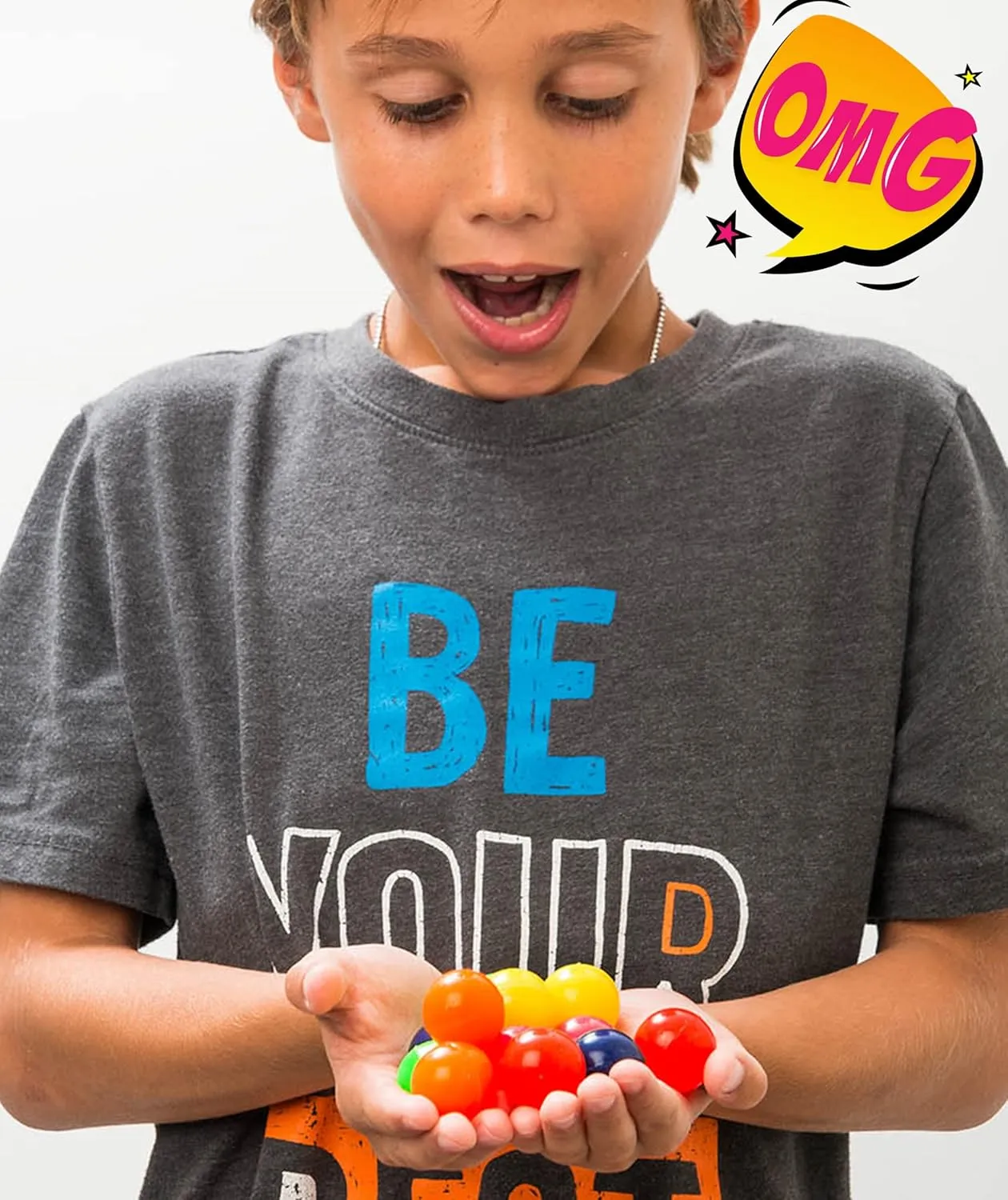 2CHILL Bouncy Balls Superballs Super Hi Bounce (Each Pack 12 Balls) 3 Styles Small Toys Party Favors for Kids Racketball Kids Prize by Ja-Ru Premium Giveaways Gift Toy Includes 1 Sticker #967