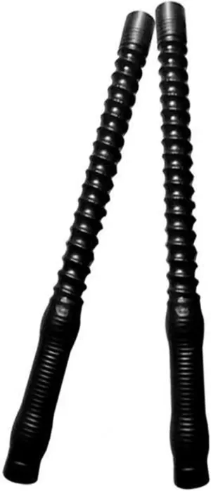 2PCS Battle Ropes, Thickened Double-Layer Spring Exercise Rope with Anti-Slip Handle, for HIIT Workouts, Cardio Training, Fitness