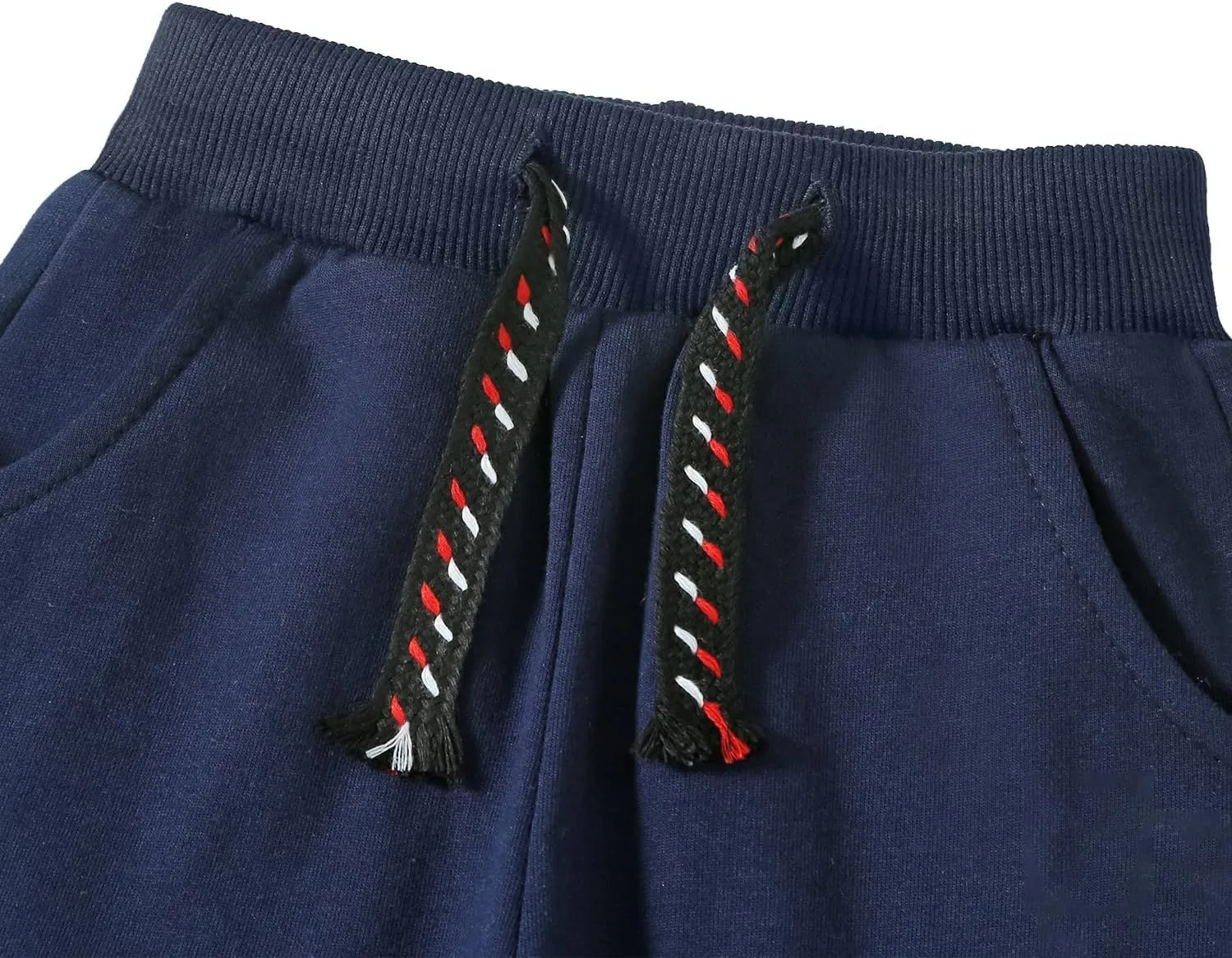 3 Pack Toddler Boys and Girls Cotton Pull on Sweatpant with Drawstring