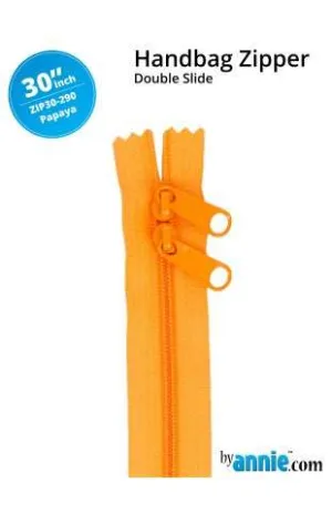 30in Zipper – Papaya