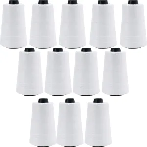 3604 ft Roll Thread Cones for Heavy Duty Bag Sewing Closer - Portable Electric Bag Sewing Machines Compatible High Strength Single-Ply Thread Set - Nylon, Bracelet Making, Burlap, Bag Closing