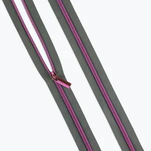 #5 Zipper Grey - Tula Pink Bag Hardware