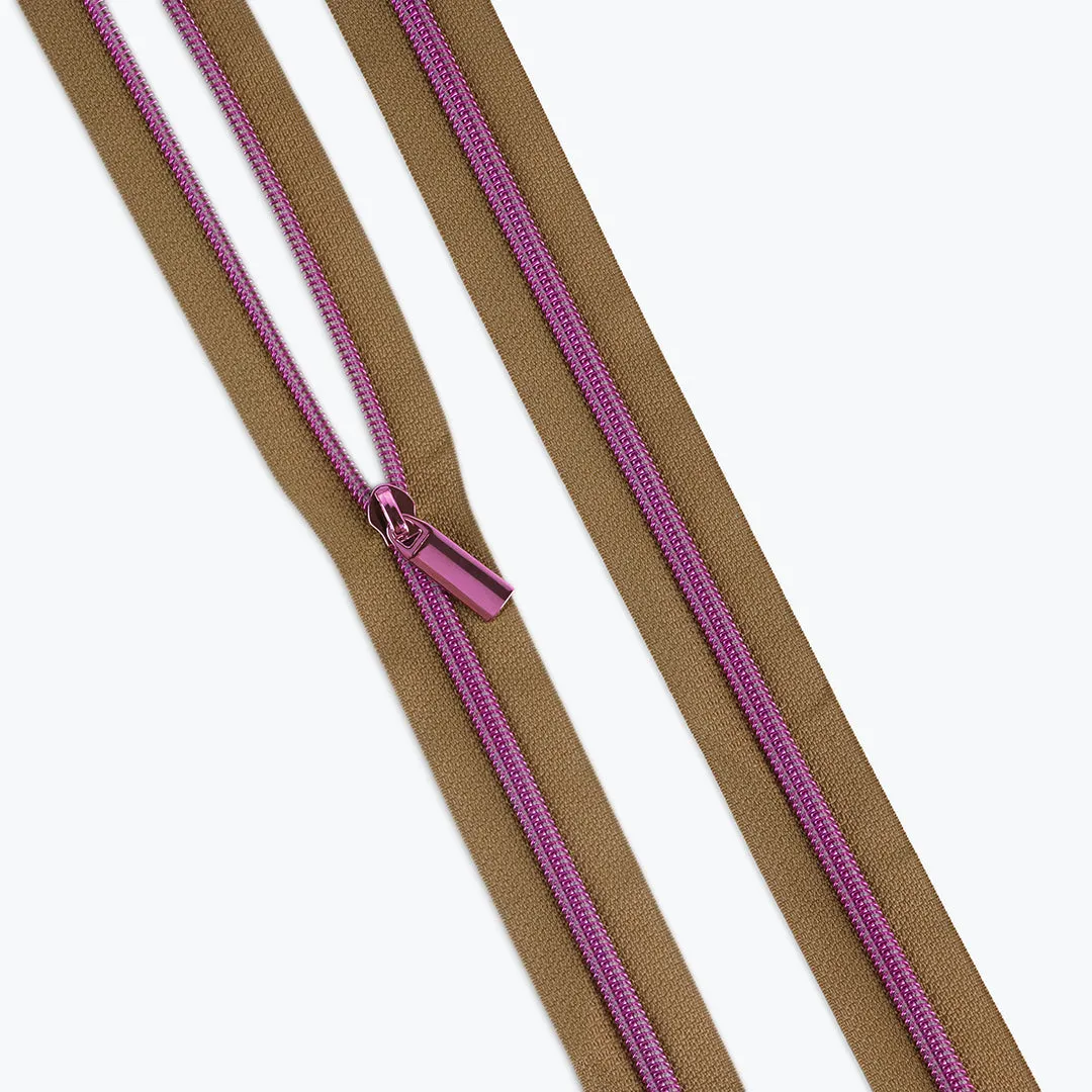 #5 Zipper Natural - Tula Pink Bag Hardware