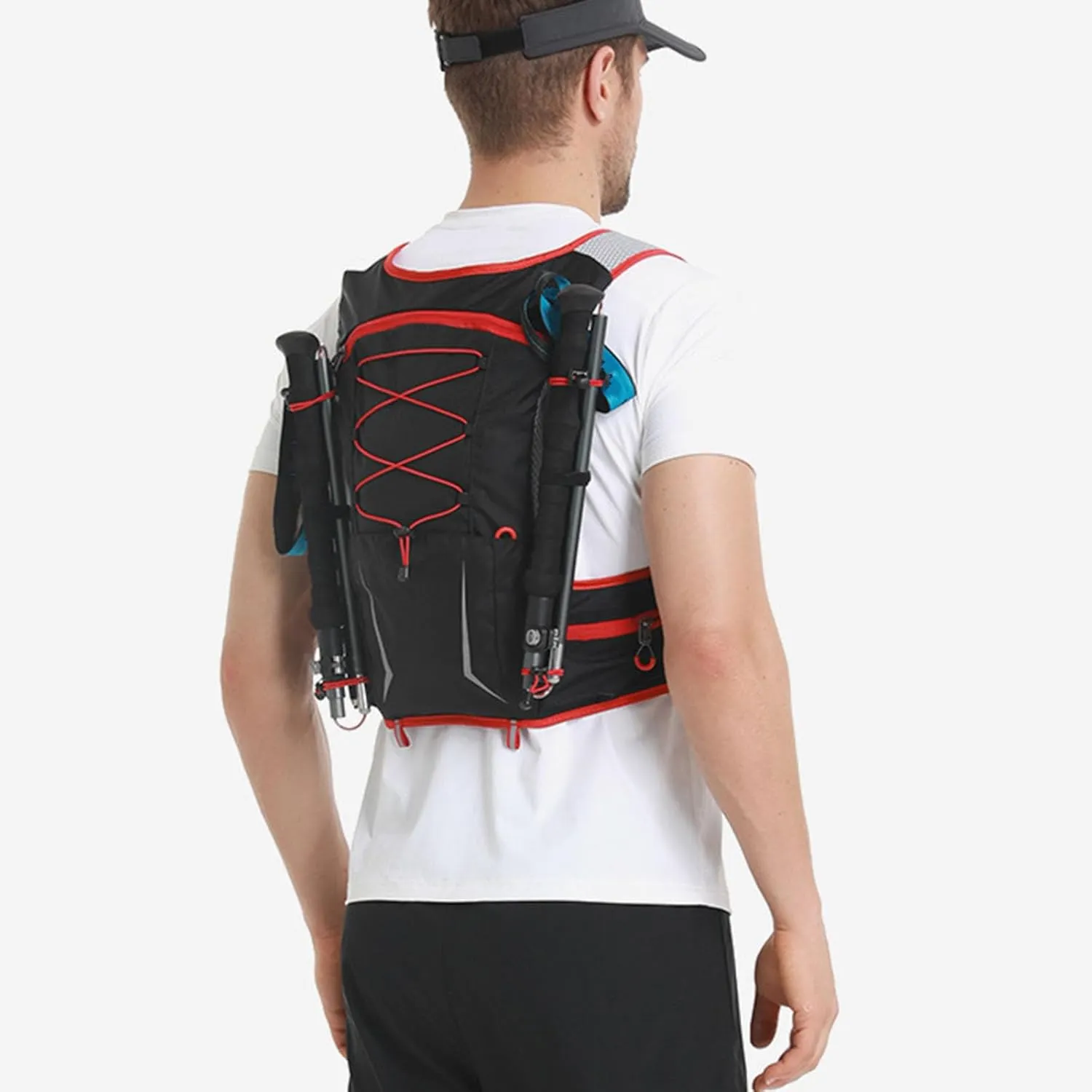 5L Lightweight Running Backpack Outdoor Sports Water Bag Backpack Without Water Bag or Water Bottle