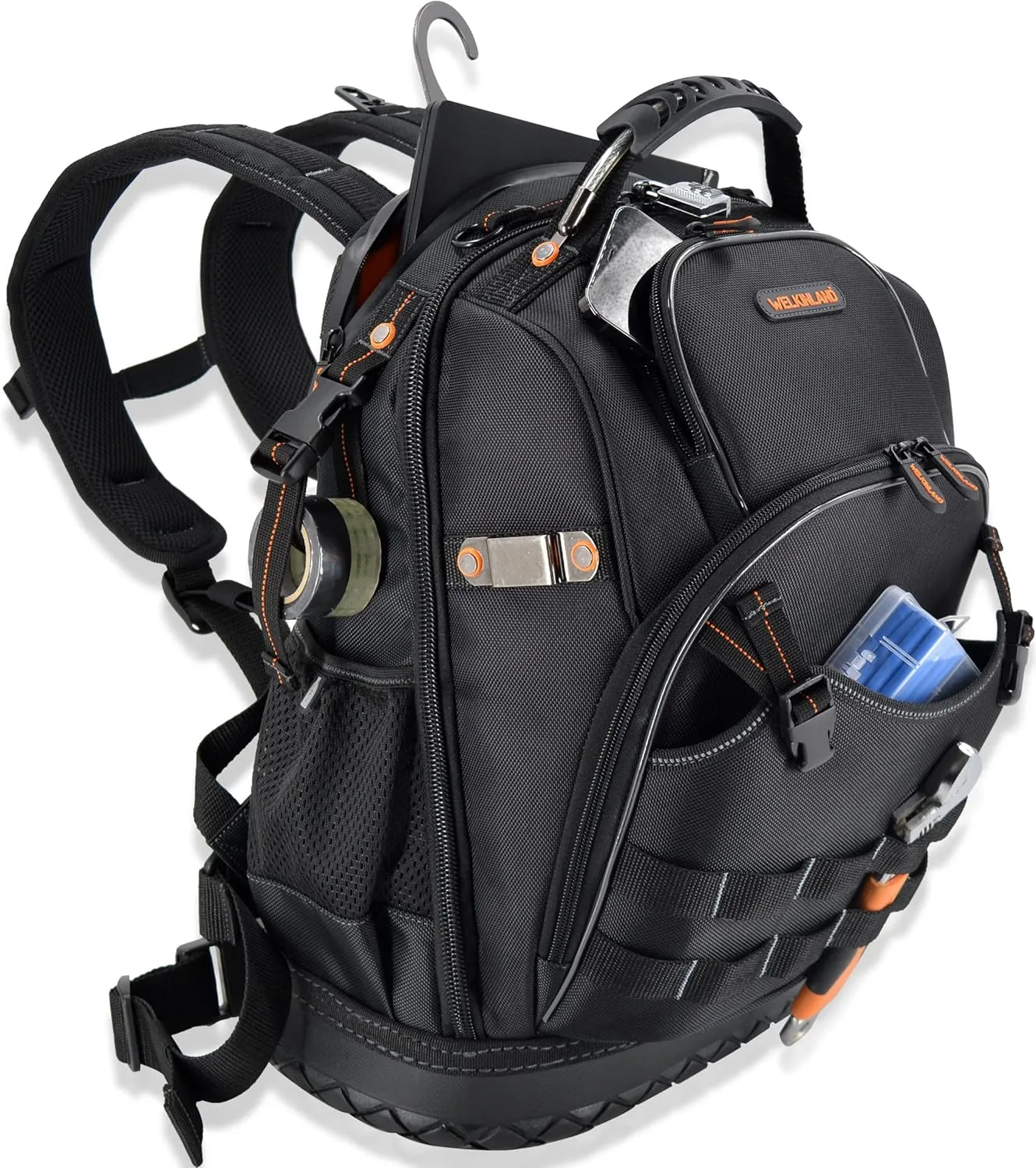 77-Pockets HVAC Tool Bag - Men's Electrician Backpack