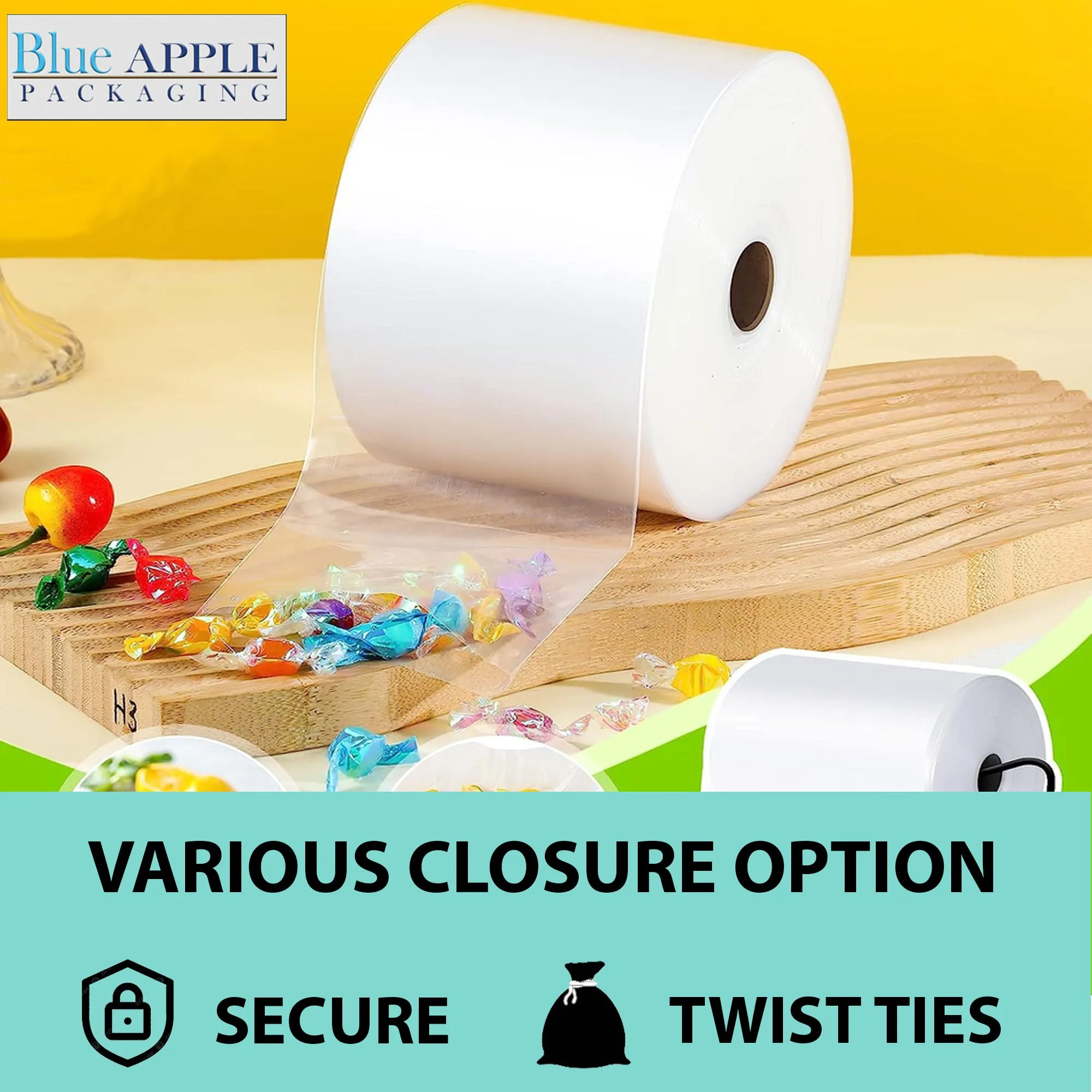 9 inch x 725ft Poly Tubing Roll 6 Mil LDPE Low Density