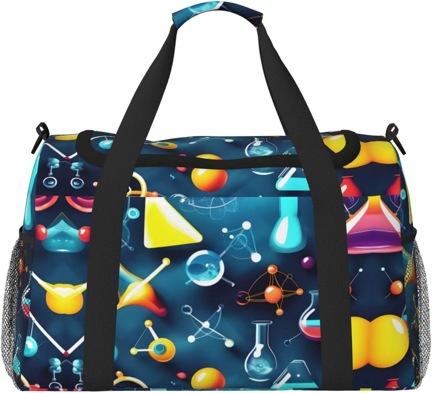 Abstract Science Chemistry print Weekender Overnight Carry On Bag Gym Luggage Bag Duffel Bag for Travel Women