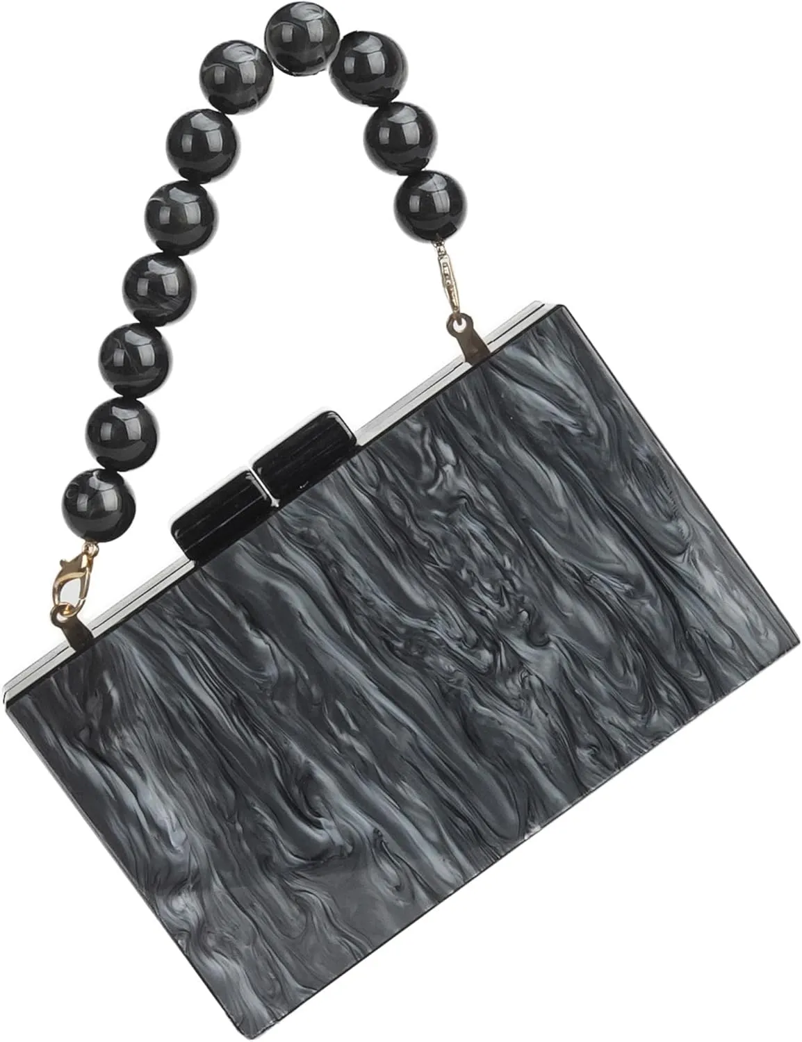Acrylic Clutch Purse Marble Evening Bag Handbag for Women Wedding Prom Party Bride