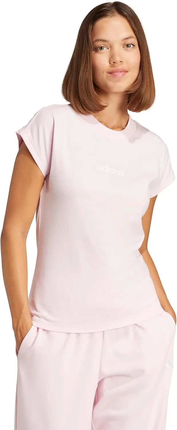 adidas Women's Essentials Linear Cotton T-Shirt