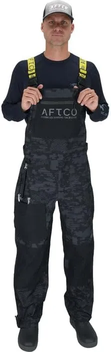 AFTCO Men's Barricade Bib - Blue - S, M, L, XL, 2X - Fishing Bibs