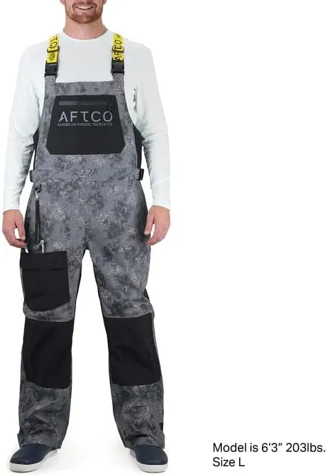 AFTCO Men's Barricade Bib - Blue - S, M, L, XL, 2X - Fishing Bibs