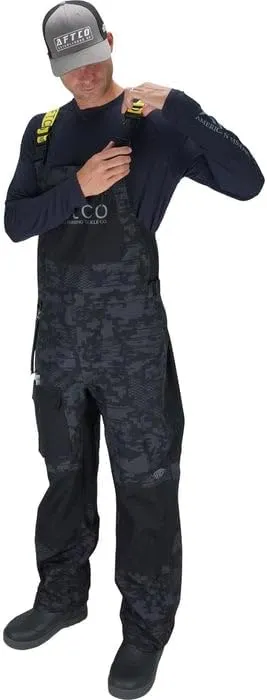 AFTCO Men's Barricade Bib - Blue - S, M, L, XL, 2X - Fishing Bibs