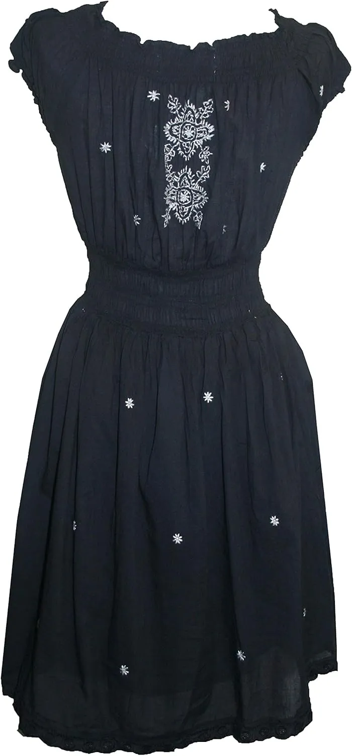 Agan Traders Women's 2025 Spring Summer Cotton Casual Casual Mid Length Dress Gown