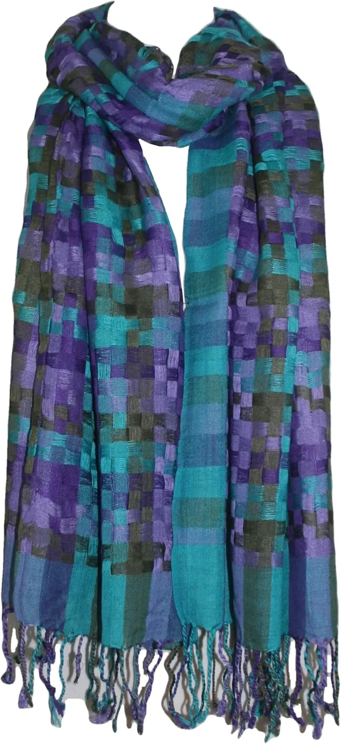 Agan Traders Women's Stylish Trendy Cotton Shawl - Warm, Soft and Light Wrap Scarf