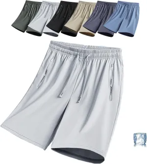 Airyflex Shorts Iced Active Shorts for Senior Women Ice Silk Cooling Stretch Quick Drying Short