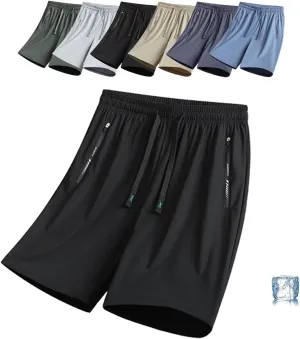 Airyflex Shorts Iced Active Shorts for Senior Women Ice Silk Cooling Stretch Quick Drying Short