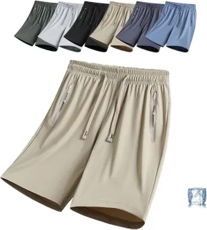 Airyflex Shorts Iced Active Shorts for Senior Women Ice Silk Cooling Stretch Quick Drying Short