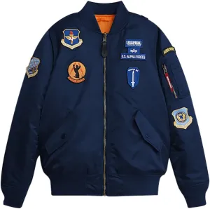 Alpha Industries Boys' Squadron MA-1 Flight Jacket