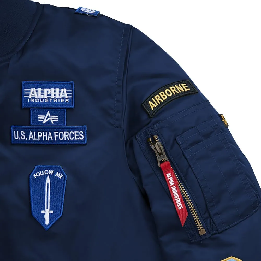 Alpha Industries Boys' Squadron MA-1 Flight Jacket