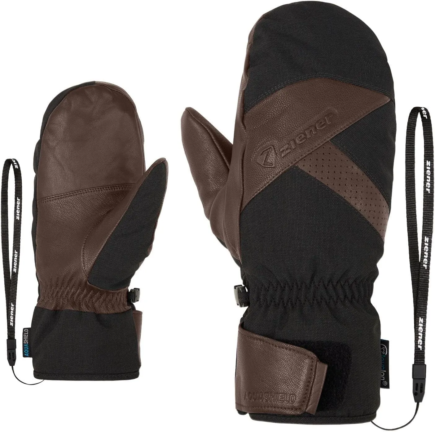 Alpine Men's Ski Gloves GETTERO AS Brown