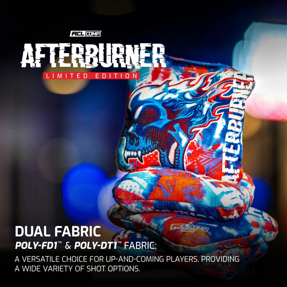 American Cornhole League COMP Patriotic Afterburner Cornhole Bags with Dual Fabric Design