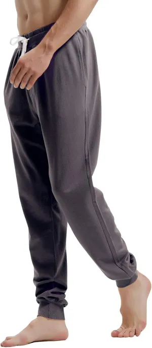 AMY COULEE Men's Casual Joggers Cotton Sweatpants Workout Athletic Pants with Pockets Drawstring Gym Running Pants