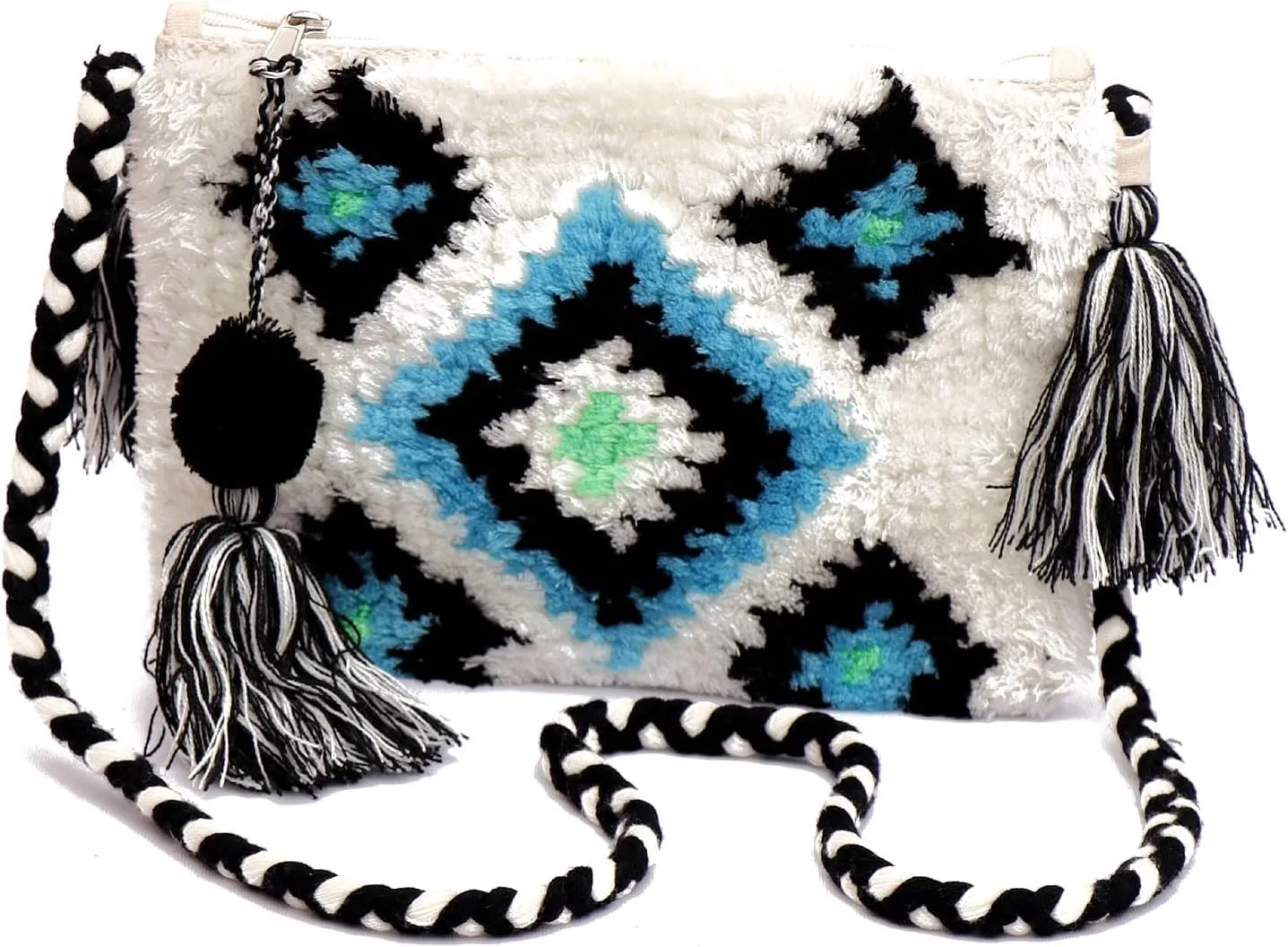ANKIT INTERNATIONAL Rajasthani handloom Thread Hand Made Design Shoulder Bag For Women|Cotton recycled bags for women