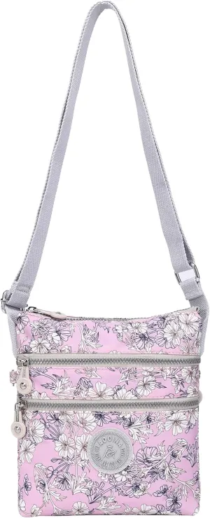 AOCINA Crossbody Purses for Women Lightweight Small Travel Bag Shoulder Purses and Handbags with Multi Zipper Pockets