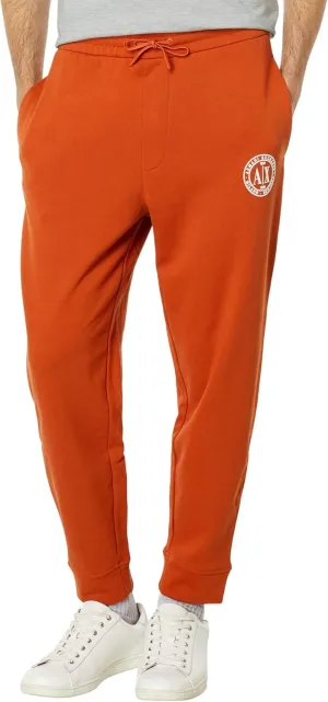 Armani Exchange Men's Circle Logo Drawstring Trousers
