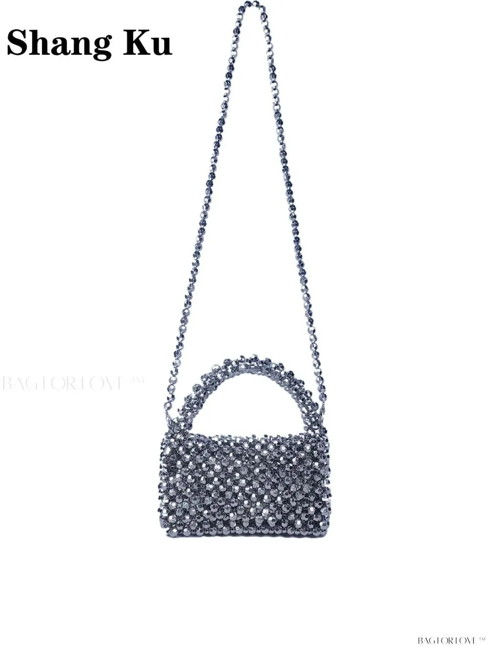 BagForLove - Chic Mini Satchel with Intricate Beading