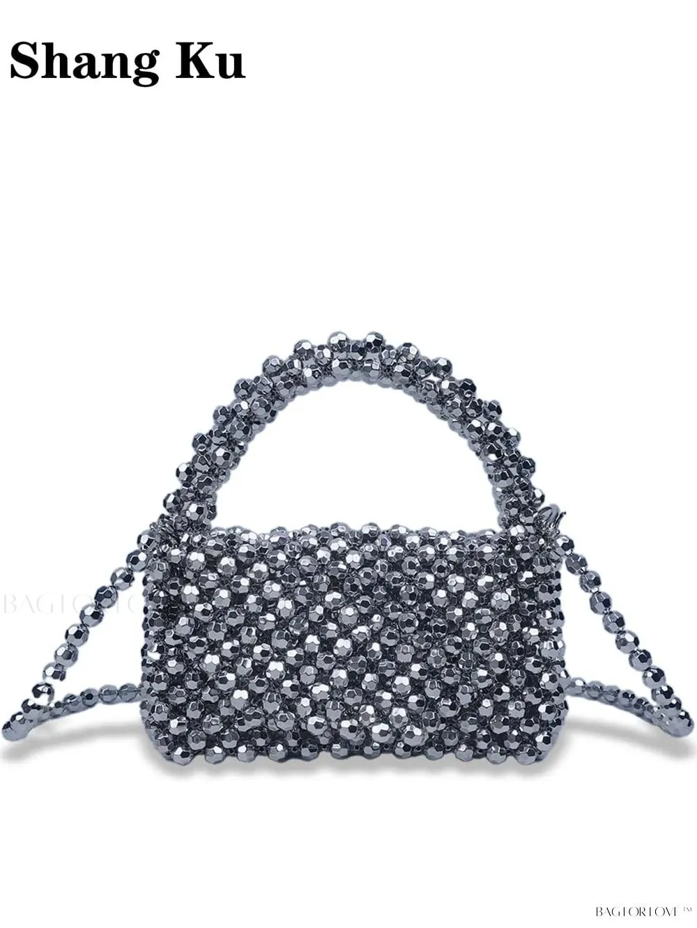 BagForLove - Chic Mini Satchel with Intricate Beading