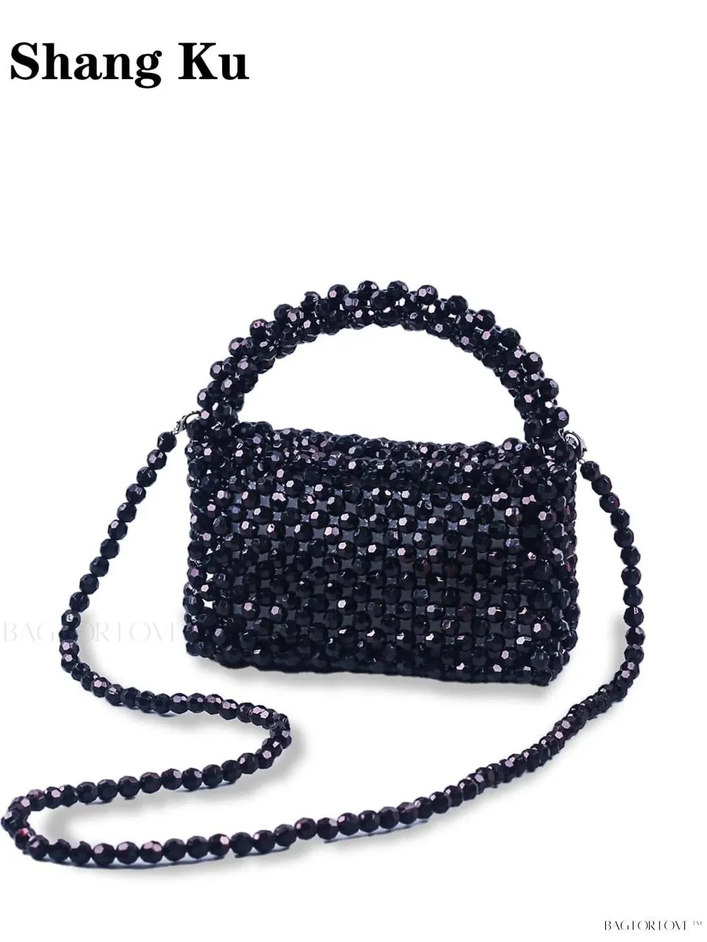 BagForLove - Chic Mini Satchel with Intricate Beading