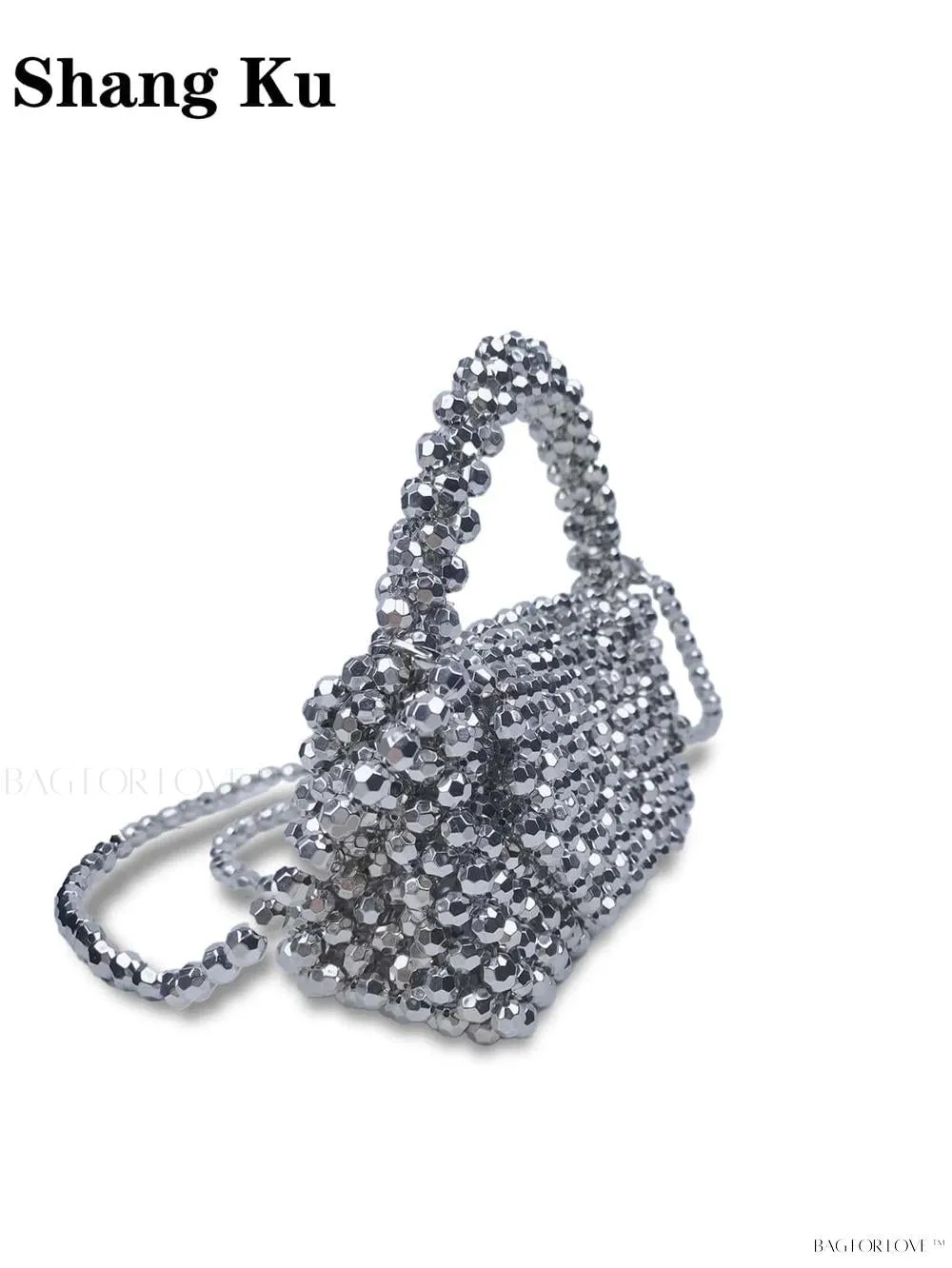 BagForLove - Chic Mini Satchel with Intricate Beading
