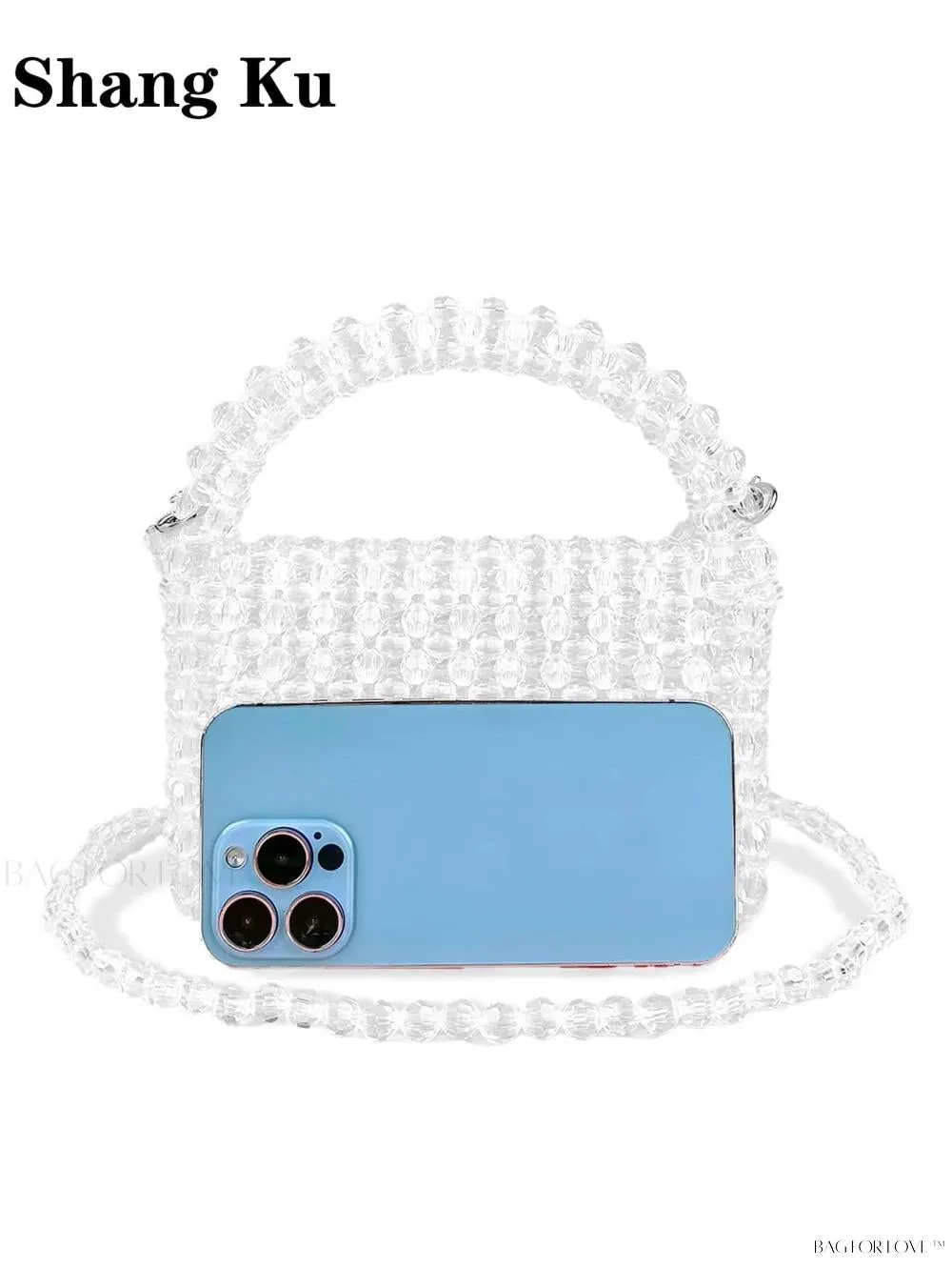 BagForLove - Chic Mini Satchel with Intricate Beading