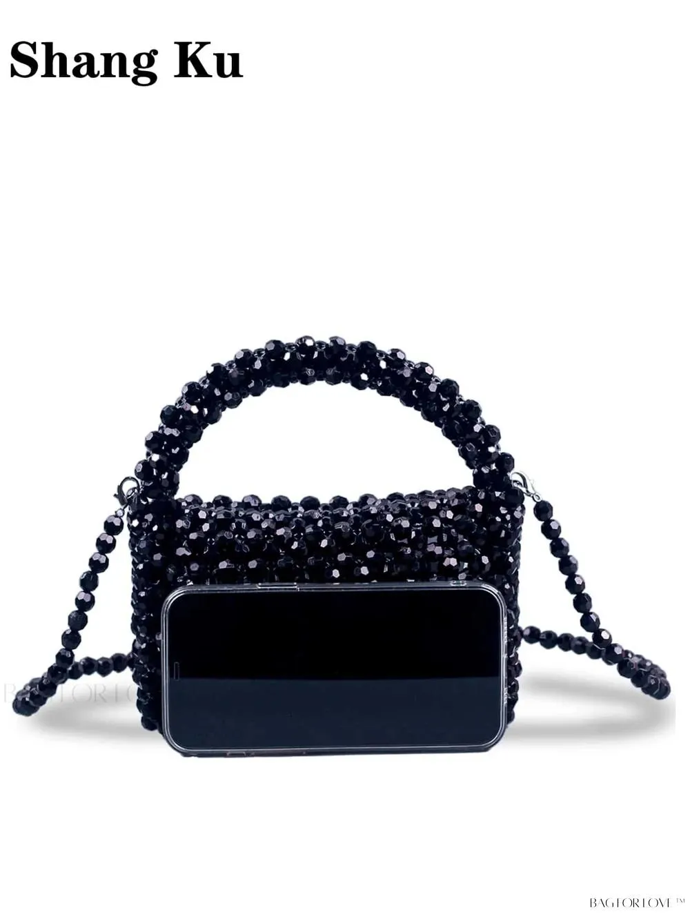 BagForLove - Chic Mini Satchel with Intricate Beading