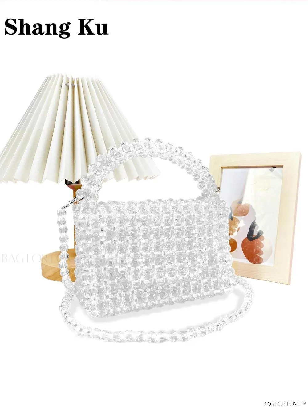 BagForLove - Chic Mini Satchel with Intricate Beading